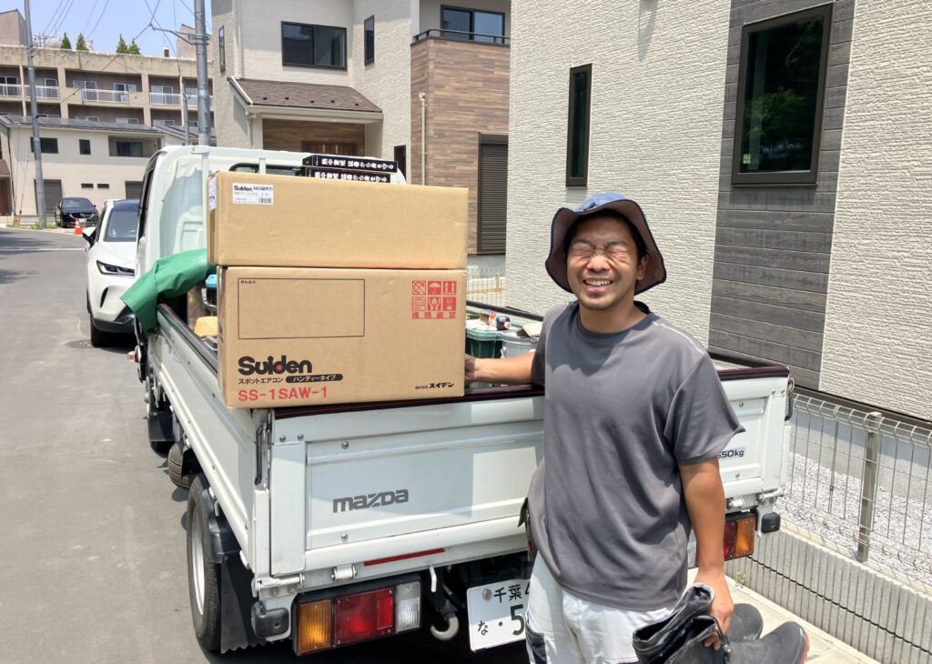 熱中症対策！現場用クーラー贈呈しました（千葉営業所③）03